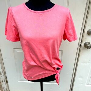 Nautica, Short Sleeve, Coral, Top, Size Small
